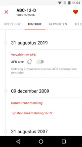 RDW Voertuig screenshot
