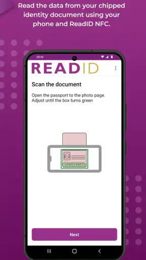 ReadID Me screenshot