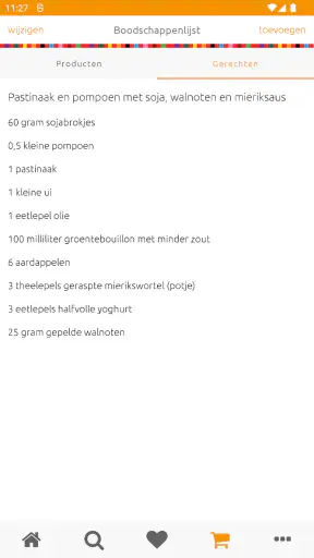 Receptenapp Slim Koken screenshot