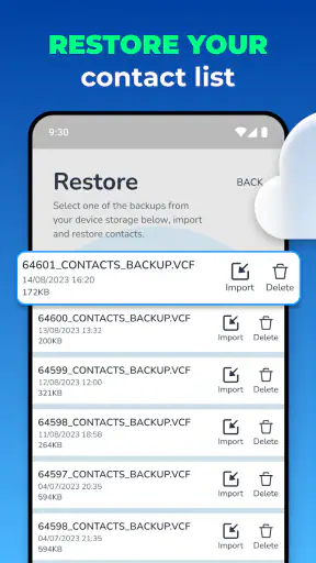Recover Contacts & Backup screenshot