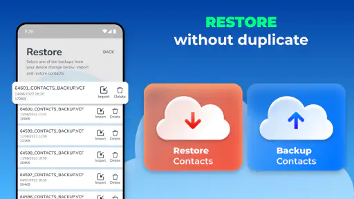 Recover Contacts & Backup screenshot