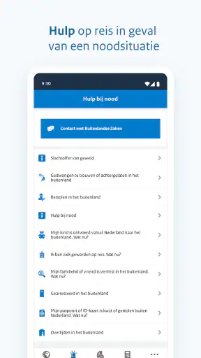Reisapp screenshot