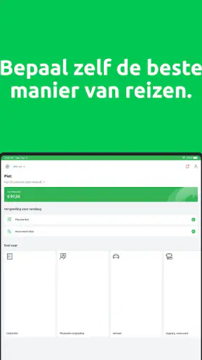 Reisbalans screenshot