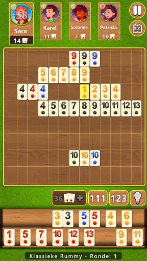 Rummy 4-in-1 Bordspel screenshot
