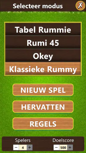 Rummy 4-in-1 Bordspel screenshot