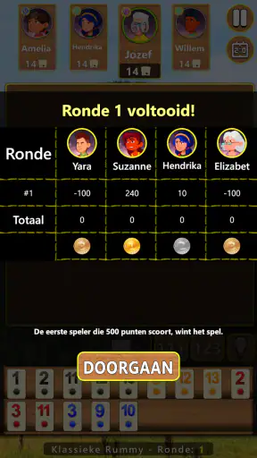 Rummy 4-in-1 Bordspel screenshot