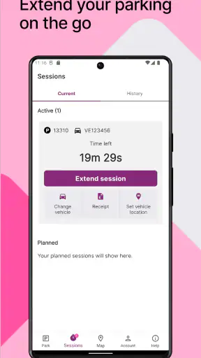 RingGo: Mobile Car Parking App screenshot