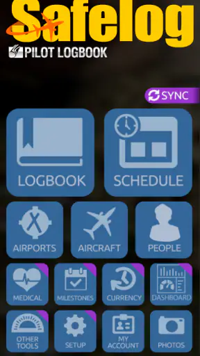 Safelog Pilot Logbook screenshot