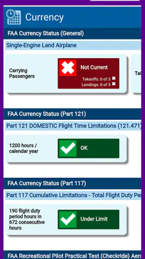 Safelog Pilot Logbook screenshot