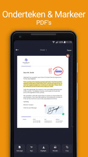 Scan Hero: scan documenten screenshot