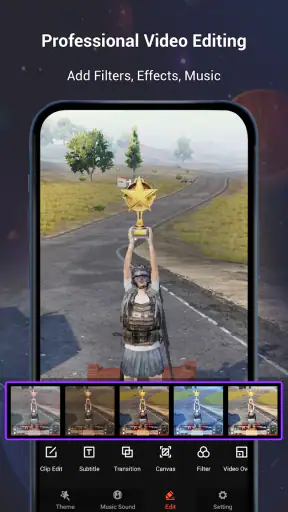 Schermrecorder en video-editor screenshot