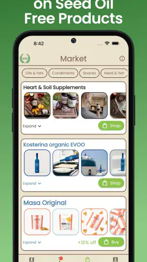 Seed Oil Scout: Healthy Dining screenshot