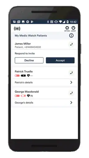 Seizure Alert – My Medic Watch screenshot