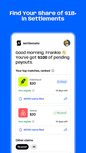 Settlemate screenshot