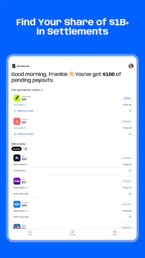 Settlemate screenshot