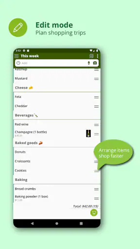 Shopping List: BigBag Pro screenshot