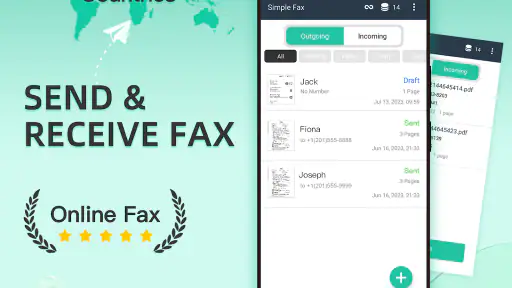 Simple Fax-Send Fax from Phone screenshot