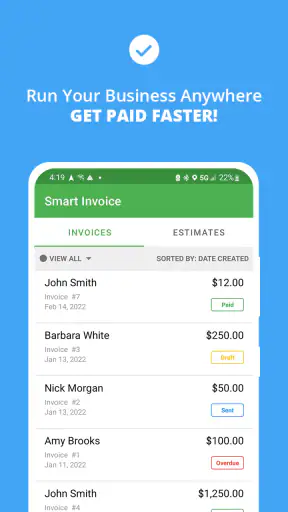Smart Invoice: Email Invoices screenshot