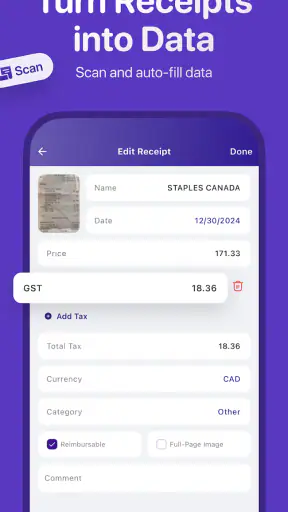 Smart Receipts: Expenses & Tax screenshot