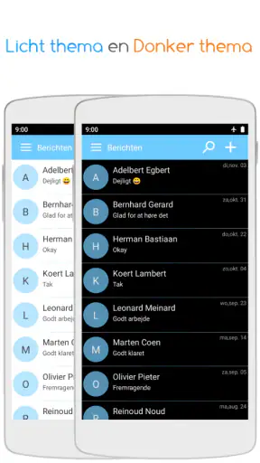 SMS berichten app screenshot