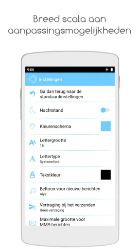 SMS berichten app screenshot