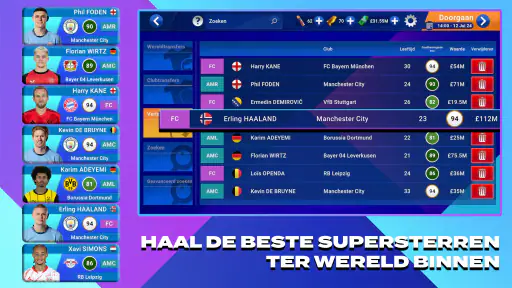 Soccer Manager 2026 - Voetbal screenshot