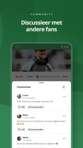 SoccerNews.nl screenshot