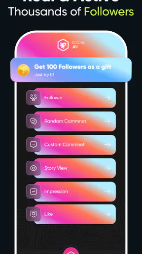 Social Jet - Followers & Likes screenshot