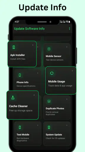 Software-update screenshot