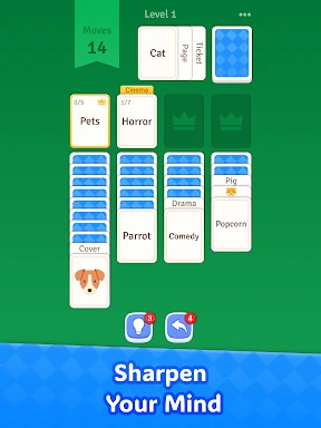 Solitaire Associations: Words screenshot
