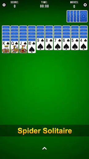 Spider Solitaire screenshot