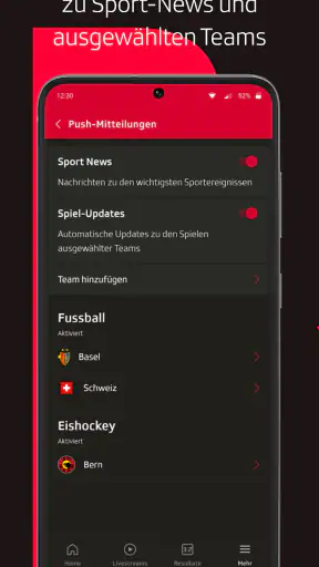 SRF Sport - Live Sport screenshot