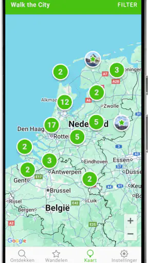 Stadswandelingen screenshot
