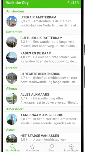 Stadswandelingen screenshot