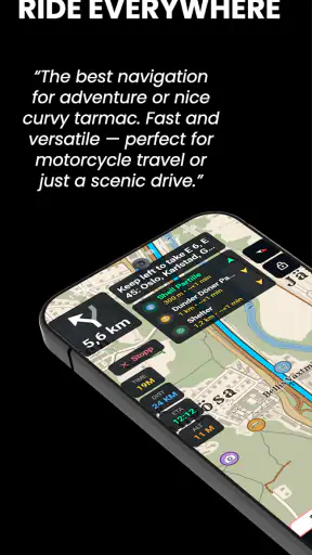 Stegra.io - Motorfiets GPS screenshot