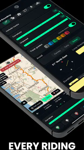 Stegra.io - Motorfiets GPS screenshot