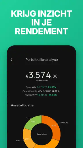 Stock Events Beursmonitor screenshot
