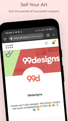 Stopover: Design. Shop. Sell. screenshot