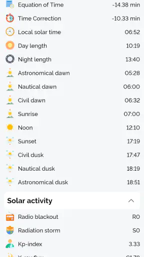Sungres (Solar Tracker) screenshot