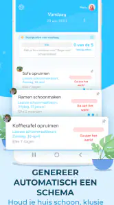 Sweepy Huishoudelijke planning screenshot