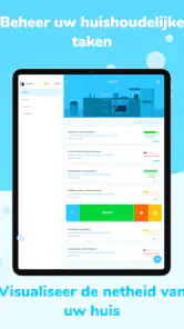 Sweepy Huishoudelijke planning screenshot