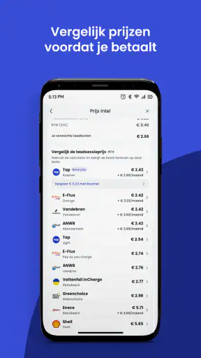 Tap Electric: Laadpaal App screenshot