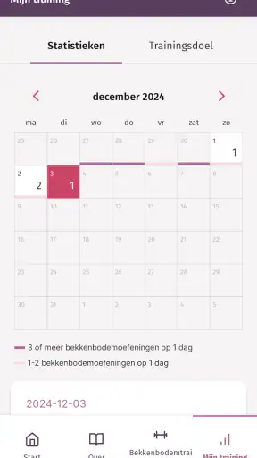 Tät bekkenbodemtraining screenshot