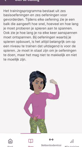 Tät bekkenbodemtraining screenshot