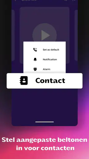 Telefoonbeltonen 2026 screenshot
