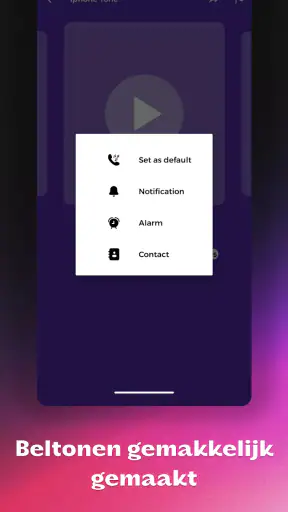 Telefoonbeltonen 2026 screenshot