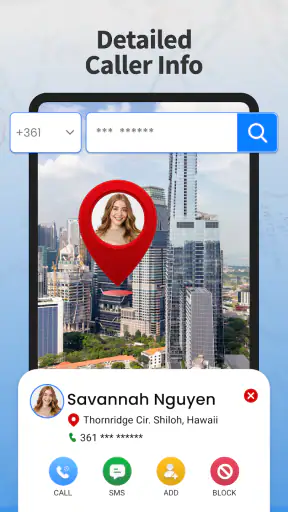 Telefoonnummer Tracker screenshot