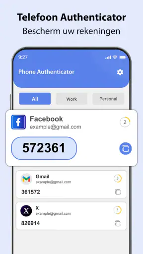 Telefoonverificatie – 2FA screenshot