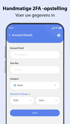 Telefoonverificatie – 2FA screenshot