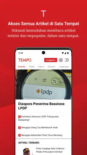 Tempo screenshot